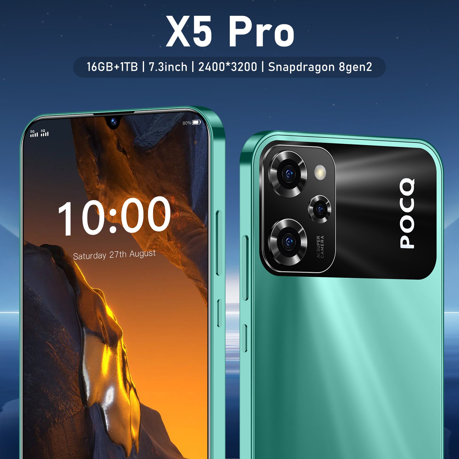 HOT Selling X5 Pro 6.53 inch 5MP+13 3GB+64 Quad Core Android10.0 3G 4G Network Gaming Phone